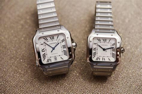 santos de cartier small model|cartier santos quartz price.